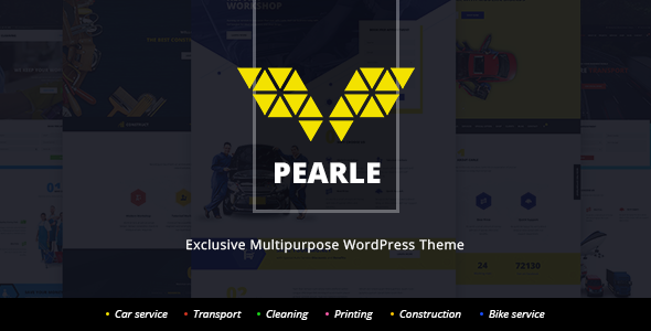 Pearle为服务和商店量身打造的多功能WordPress主题 - 图片1 Pearle为服务和商店量身打造的多功能WordPress主题 - 图片1