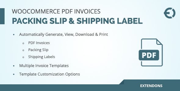 WooCommerce PDF购物小票,装箱单和运输标签插件 更新至v1.0.3 WooCommerce PDF购物小票,装箱单和运输标签插件 更新至v1.0.3