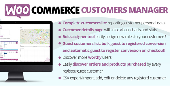 WooCommerce Customers Manager买家管理器WordPress插件 WooCommerce Customers Manager买家管理器WordPress插件