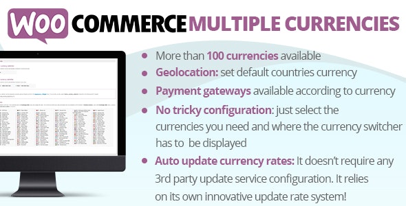 WooCommerce Multiple Currencies多货币支持插件V6.4.1 - 图片1 WooCommerce Multiple Currencies多货币支持插件V6.4.1 - 图片1