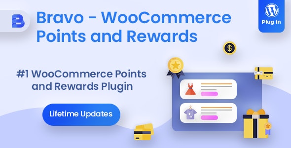 Bravo汉化版|积分奖励折扣系统WooCommerce插件 - 图片1 Bravo汉化版|积分奖励折扣系统WooCommerce插件 - 图片1