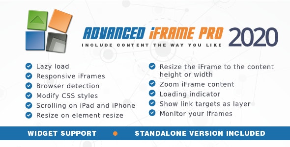 Advanced iFrame Pro(2025.5) iFrame外观定制WordPress插件 Advanced iFrame Pro(2025.5) iFrame外观定制WordPress插件