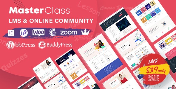 MasterClass汉化版V1.1.2 学习管理系统WordPress教育主题 - 图片1 MasterClass汉化版V1.1.2 学习管理系统WordPress教育主题 - 图片1