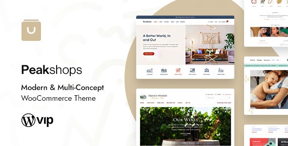 PeakShops v1.5.5 | 多品类购物网站WooCommerce主题 - 图片1 PeakShops v1.5.5 | 多品类购物网站WooCommerce主题 - 图片1