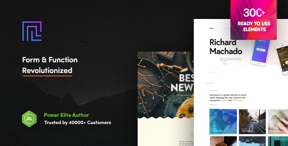 WordPress主题Revolution创意多用途企业建站模板V2.4.7 - 图片1 WordPress主题Revolution创意多用途企业建站模板V2.4.7 - 图片1