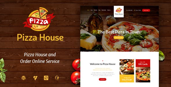 Pizza House餐厅/咖啡厅/小酒馆网站WordPress主题V1.4.0 Pizza House餐厅/咖啡厅/小酒馆网站WordPress主题V1.4.0