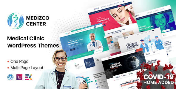 Medizco汉化版v3.7.1_医疗保健和牙科诊所WordPress主题 Medizco汉化版v3.7.1_医疗保健和牙科诊所WordPress主题