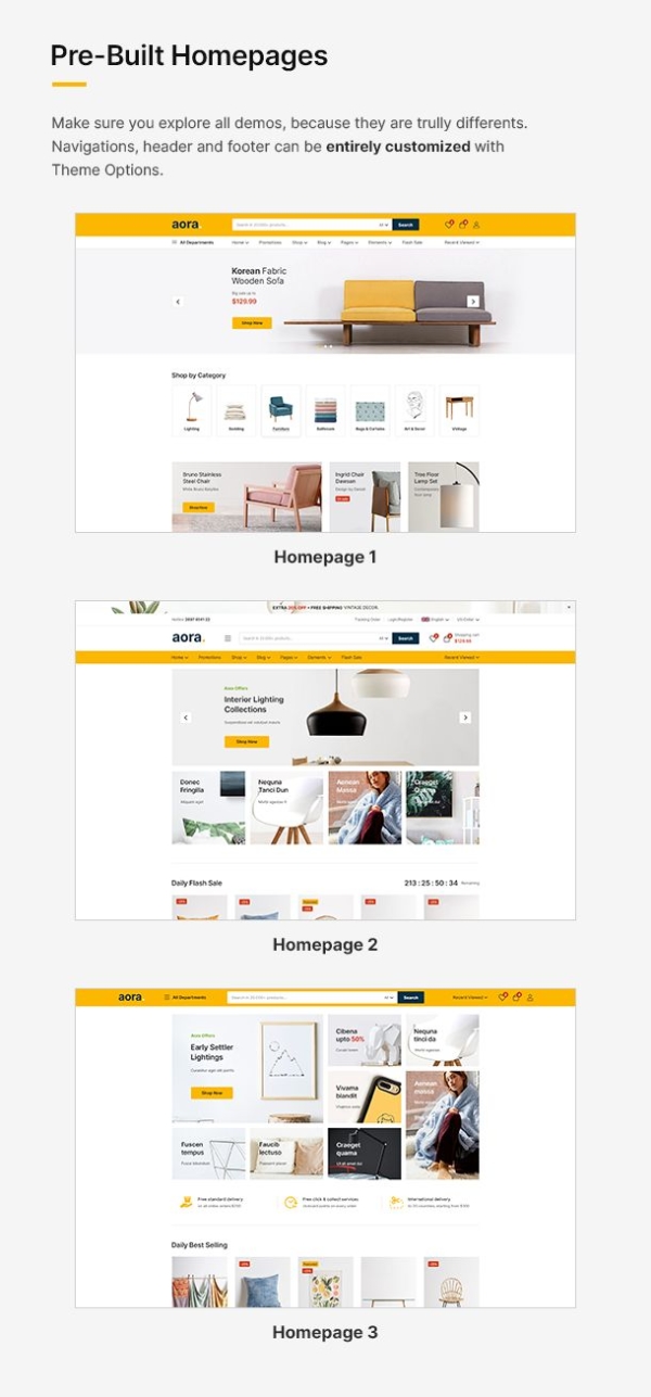 Aora WordPress主题_日用品|手工艺品购物商城模板 - 图片2