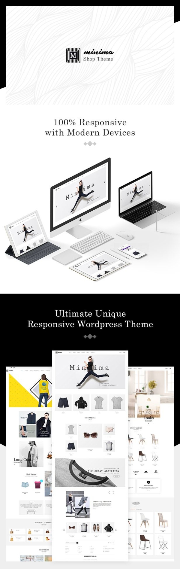 WordPress主题Minimal v2.2 - 极简约衣服饰品商城WooCommerce主题 - 图片2