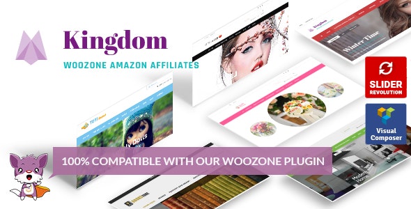 Kingdom亚马逊Amazon返佣联盟分销平台WooCommerce主题 Kingdom亚马逊Amazon返佣联盟分销平台WooCommerce主题