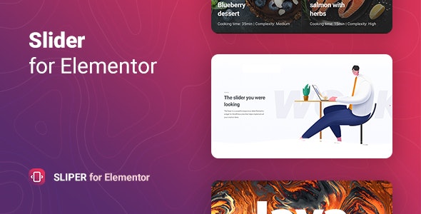 Sliper全屏幻灯片小工具Elementor组件V1.0.8 Sliper全屏幻灯片小工具Elementor组件V1.0.8