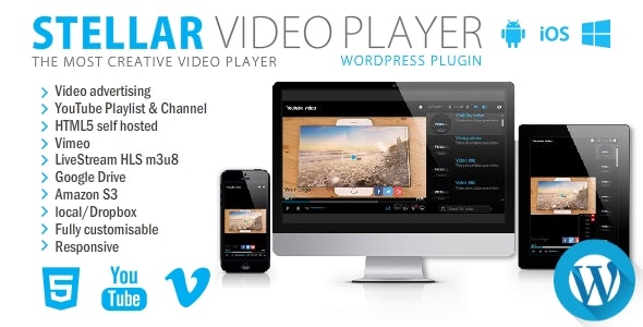 WordPress插件SVPlayer 2.9.1 高级多功能视频播放器 WordPress插件SVPlayer 2.9.1 高级多功能视频播放器
