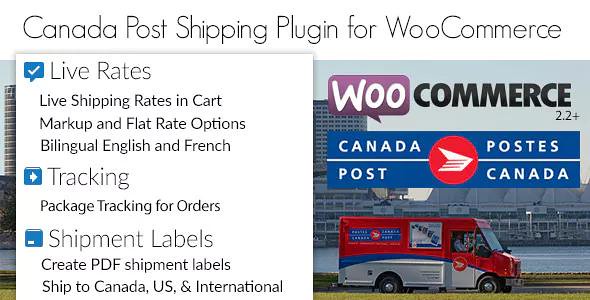 WooCommerce Canada Post加拿大邮政物流插件 - 图片1 WooCommerce Canada Post加拿大邮政物流插件 - 图片1