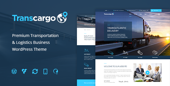 Transcargo汉化版 | 货运快递物流企业网站WordPress主题 - 图片1 Transcargo汉化版 | 货运快递物流企业网站WordPress主题 - 图片1