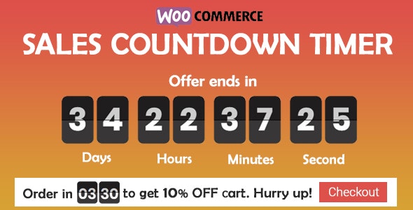 Sales Countdown Timer汉化版V1.1.8_特价活动倒计时插件 Sales Countdown Timer汉化版V1.1.8_特价活动倒计时插件