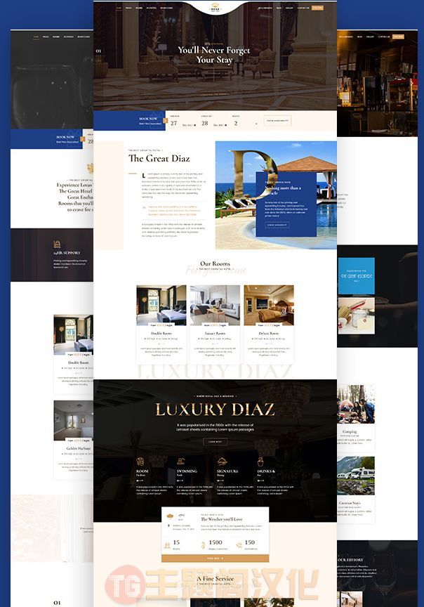 Diaz(v2.6)WordPress酒店预订网站主题 - 图片2