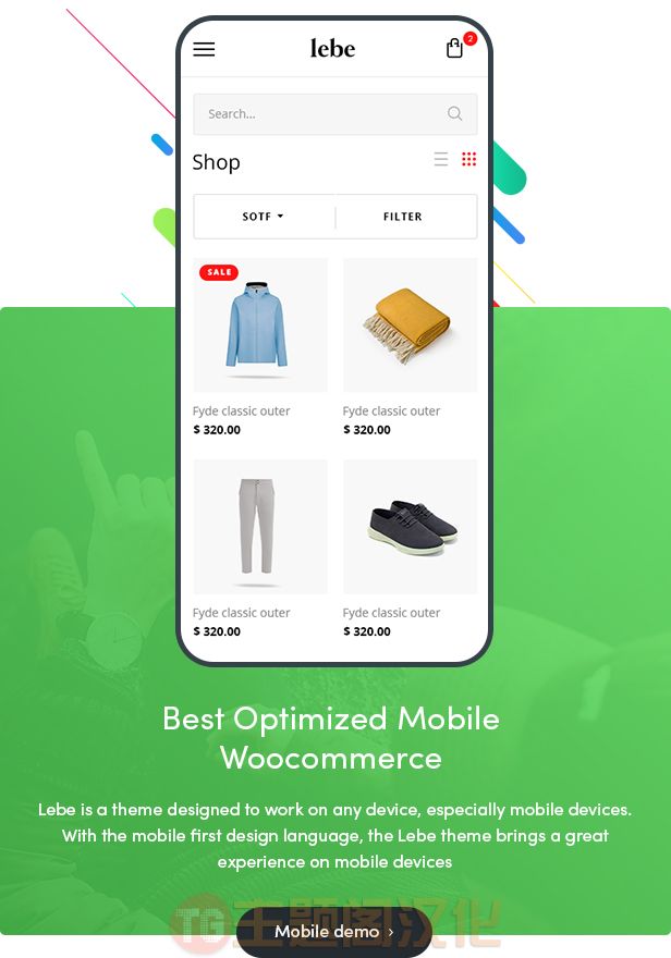 WordPress主题Lebe v1.5.1：通用型商城网站WooCommerce主题 - 图片2
