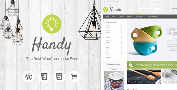 Handy手工制品购物商城WooCommerce主题V5.2.1 - 图片1 Handy手工制品购物商城WooCommerce主题V5.2.1 - 图片1