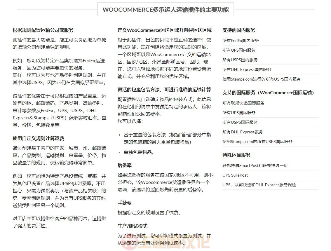 Multi-Carrier Shipping多物流承运商WooCommerce插件V1.9.1+扩展组件V2.0.6 - 图片2 Multi-Carrier Shipping多物流承运商WooCommerce插件V1.9.1+扩展组件V2.0.6 - 图片2