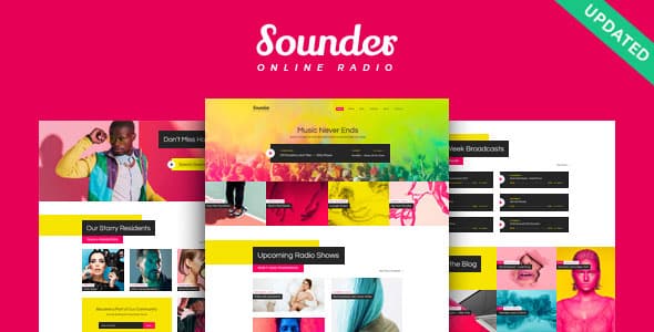 Sounder广播电台和音乐播客网站WordPress主题V1.3.11 Sounder广播电台和音乐播客网站WordPress主题V1.3.11