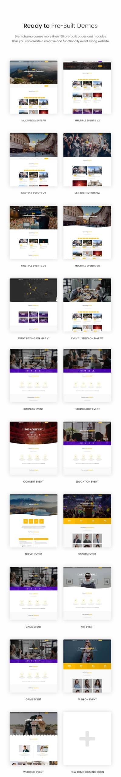 Eventchamp(v2.2.2)活动和会议类网站WordPress主题 - 图片2