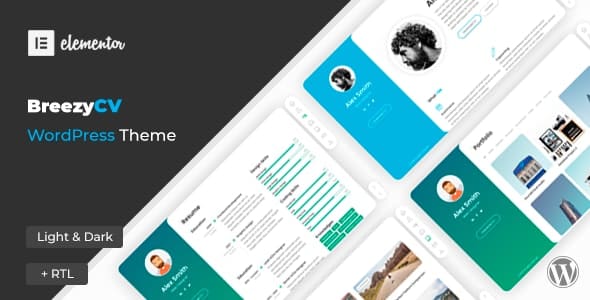 BreezyCV响应式个人名片和个人简历WordPress主题V1.7.0 - 图片1 BreezyCV响应式个人名片和个人简历WordPress主题V1.7.0 - 图片1