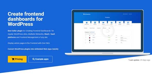 WP Frontend Admin Premium汉化版_前端用户管理面板构建器WordPress插件 - 图片1 WP Frontend Admin Premium汉化版_前端用户管理面板构建器WordPress插件 - 图片1