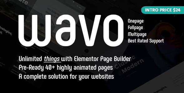 Wavo V2.3.6 | 创意设计广告机构作品集WordPress主题 Wavo V2.3.6 | 创意设计广告机构作品集WordPress主题