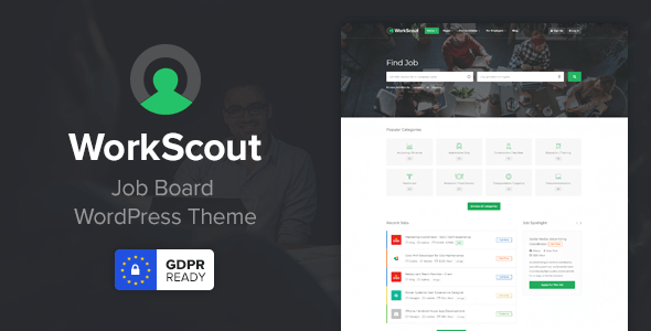 WorkScout_职业介绍所/求职招聘网站WordPress主题 - 图片1 WorkScout_职业介绍所/求职招聘网站WordPress主题 - 图片1