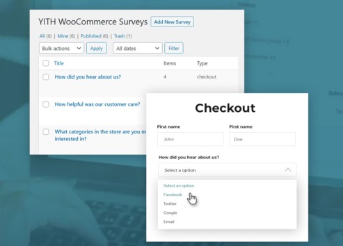 市场和满意度调查插件YITH WooCommerce Surveys Premium v​​1.2.13 - 图片2