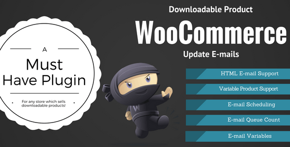 邮件通知可下载产品更新WooCommerce Downloadable Product Update E-mails 2.0.10 - 图片1 邮件通知可下载产品更新WooCommerce Downloadable Product Update E-mails 2.0.10 - 图片1