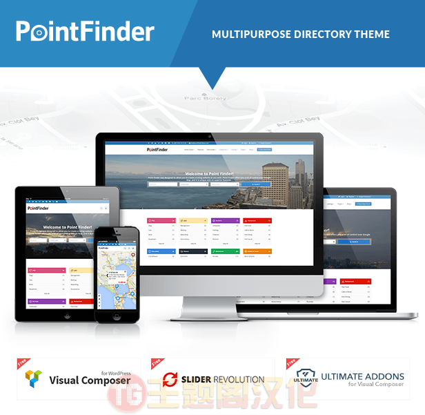 Point Finder(v2.3.1)实体店分类目录列表网站WordPress主题 - 图片2 Point Finder(v2.3.1)实体店分类目录列表网站WordPress主题 - 图片2