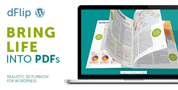 WordPress插件dFlip 1.75.1 图片和PDF文档翻页效果插件 WordPress插件dFlip 1.75.1 图片和PDF文档翻页效果插件