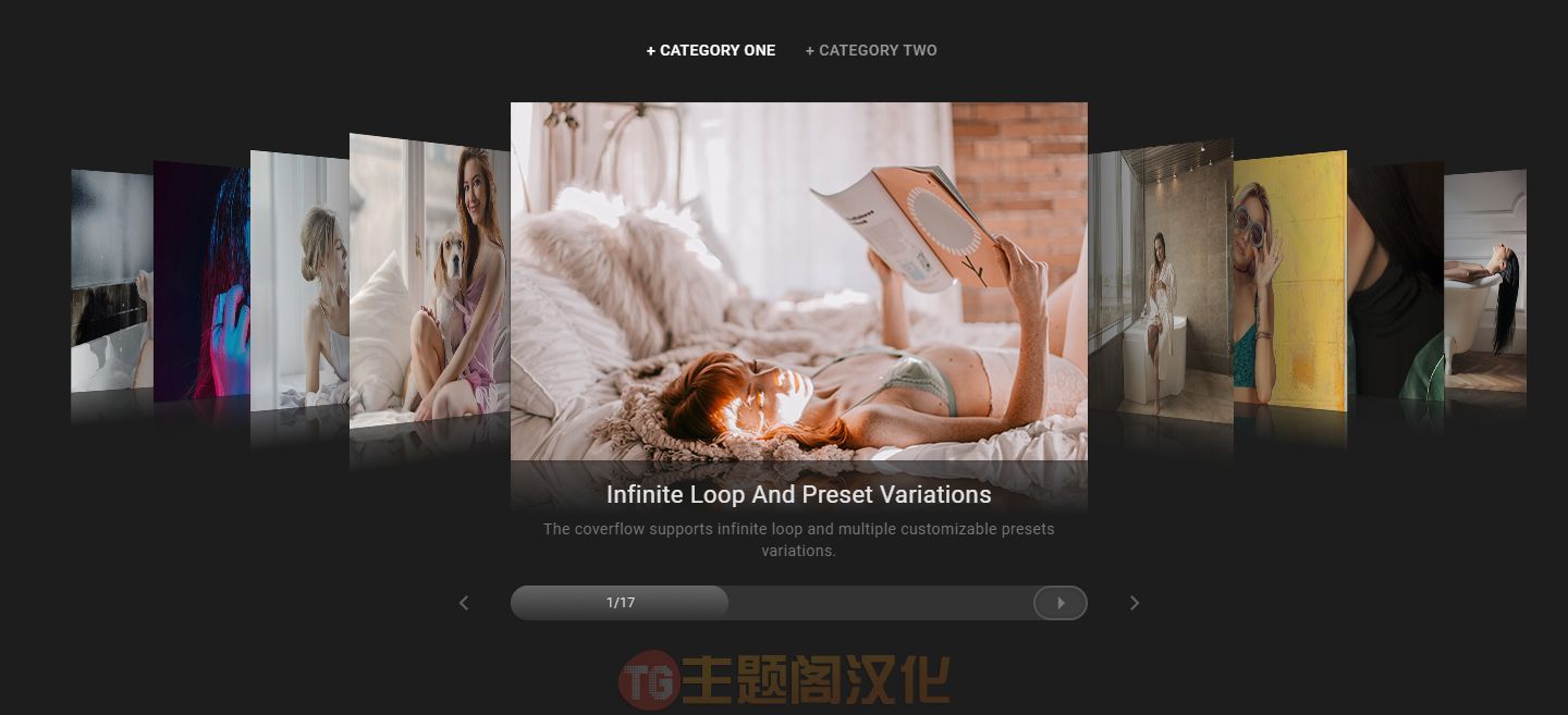 3D Coverflow汉化版(v2.1.1)3D幻灯片轮播展示WordPress插件 - 图片2