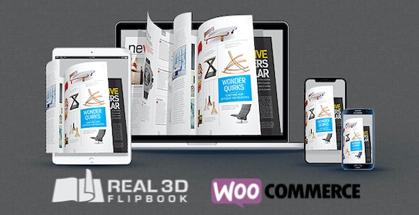 产品图片翻书效果插件WooCommerce Real3D Flipbook Addon v1.0 - 图片1 产品图片翻书效果插件WooCommerce Real3D Flipbook Addon v1.0 - 图片1
