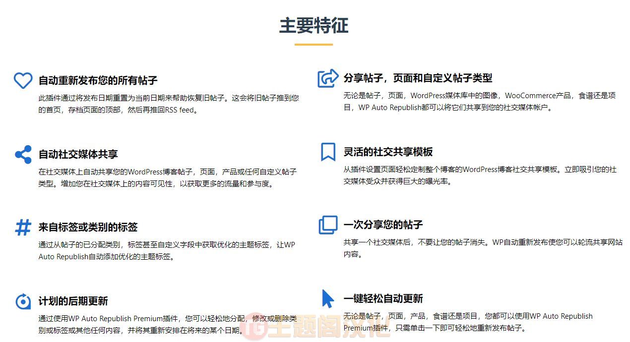 自动重新发布文章WordPress插件Auto Republish Premium汉化版 1.2.5.2 完美破解版 - 图片2 自动重新发布文章WordPress插件Auto Republish Premium汉化版 1.2.5.2 完美破解版 - 图片2