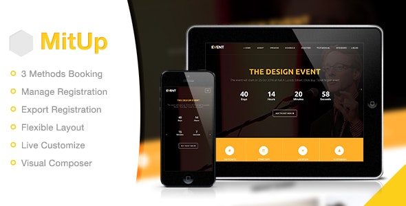 MitUp v1.3.5 活动会议举办类WordPress主题 带手动导入演示数据 MitUp v1.3.5 活动会议举办类WordPress主题 带手动导入演示数据