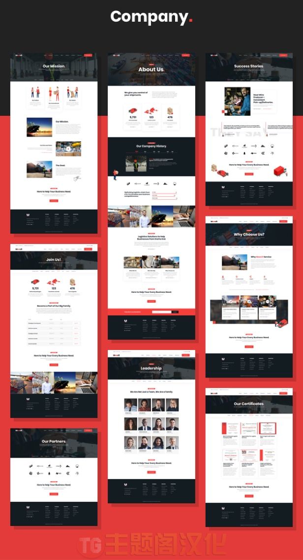 Moovit WordPress主题_仓储货运物流企业官网模板 - 图片2