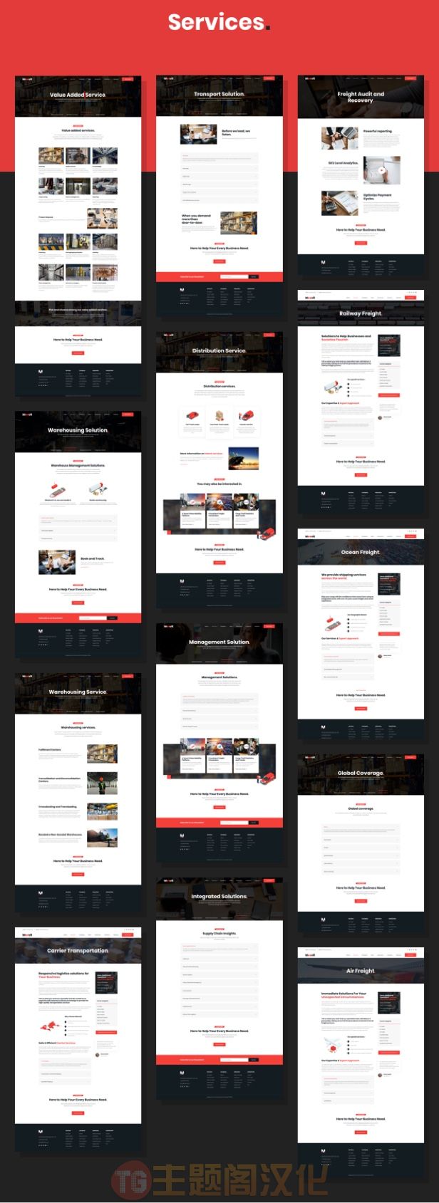 Moovit WordPress主题_仓储货运物流企业官网模板 - 图片3