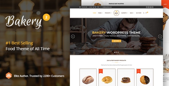Bakery(v2.8.2)面包店蛋糕店等食品网站WordPress主题 Bakery(v2.8.2)面包店蛋糕店等食品网站WordPress主题