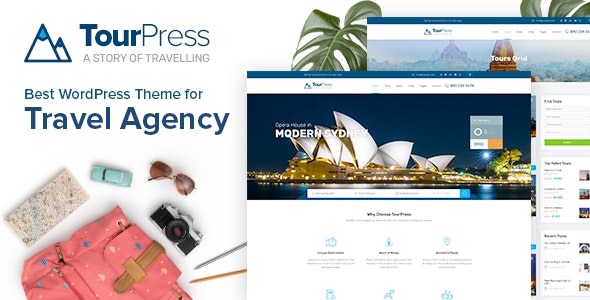 TourPress(v1.2.4)旅行社和旅游行业网站模板WordPress主题 TourPress(v1.2.4)旅行社和旅游行业网站模板WordPress主题