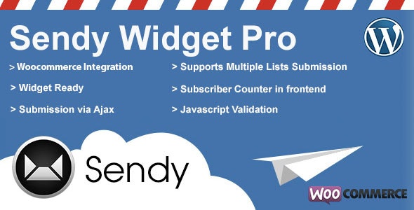 营销推广引流WordPress插件Sendy Widget Pro 3.6.2 Nulled - 图片1 营销推广引流WordPress插件Sendy Widget Pro 3.6.2 Nulled - 图片1