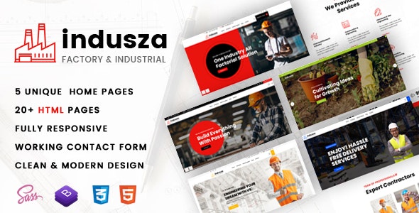 Indusza V1.3 | 工业工厂制造业网站WordPress主题 Indusza V1.3 | 工业工厂制造业网站WordPress主题