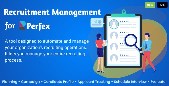 Recruitment Management_Perfex招聘管理模块 Recruitment Management_Perfex招聘管理模块