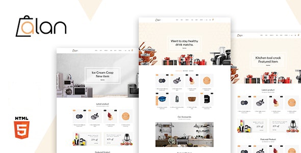HTML5模板Alan 1.0:厨房配件购物网站BOOTSTRAP 5模板 HTML5模板Alan 1.0:厨房配件购物网站BOOTSTRAP 5模板