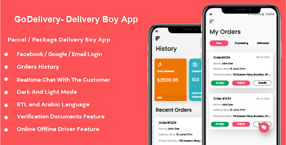 APP源码GoDelivery v1.0.1:快递员跑腿送货管理Android原生APP源码 - 图片1 APP源码GoDelivery v1.0.1:快递员跑腿送货管理Android原生APP源码 - 图片1