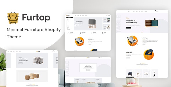 Furtop 现代极简家具购物网站Shopify主题 Furtop 现代极简家具购物网站Shopify主题