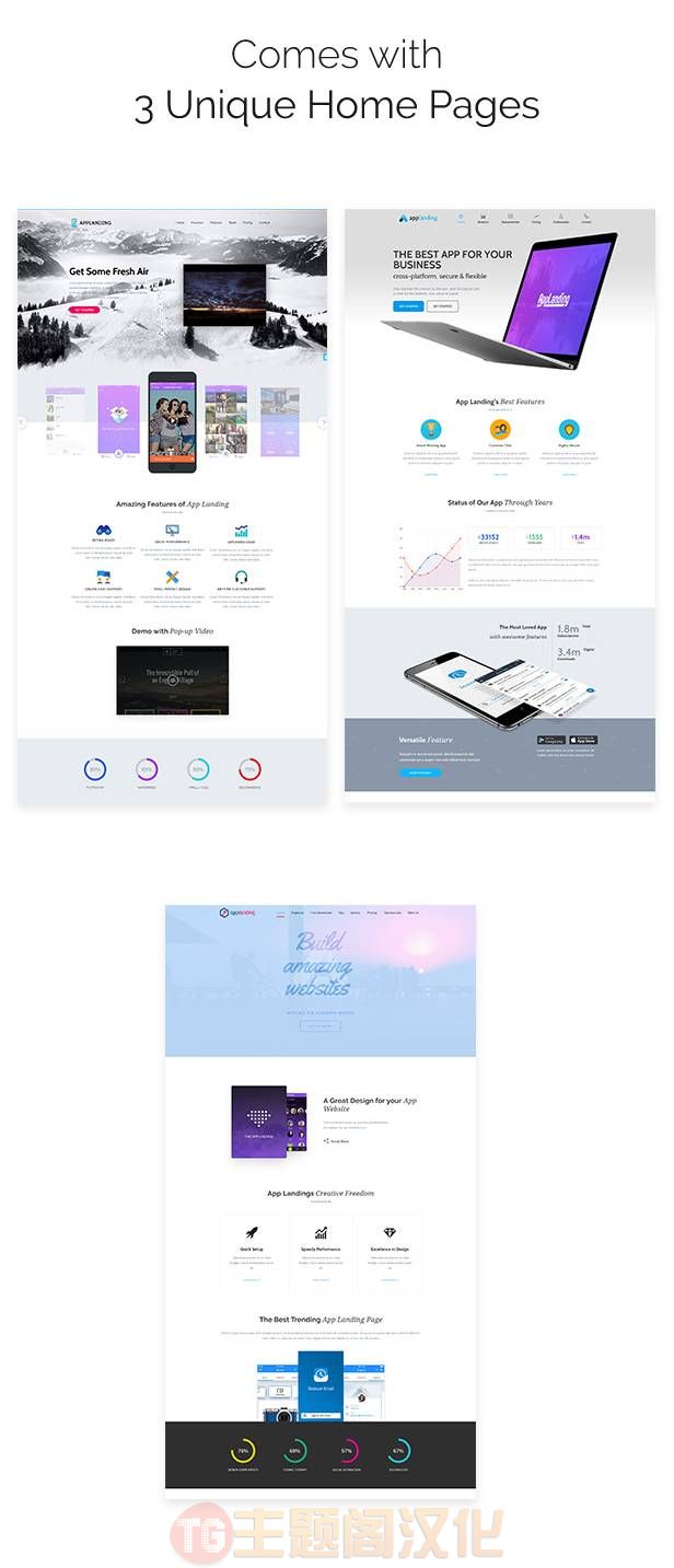 WordPress主题App Landing应用软件APP展示推介落地页网站模板 - 图片2 WordPress主题App Landing应用软件APP展示推介落地页网站模板 - 图片2