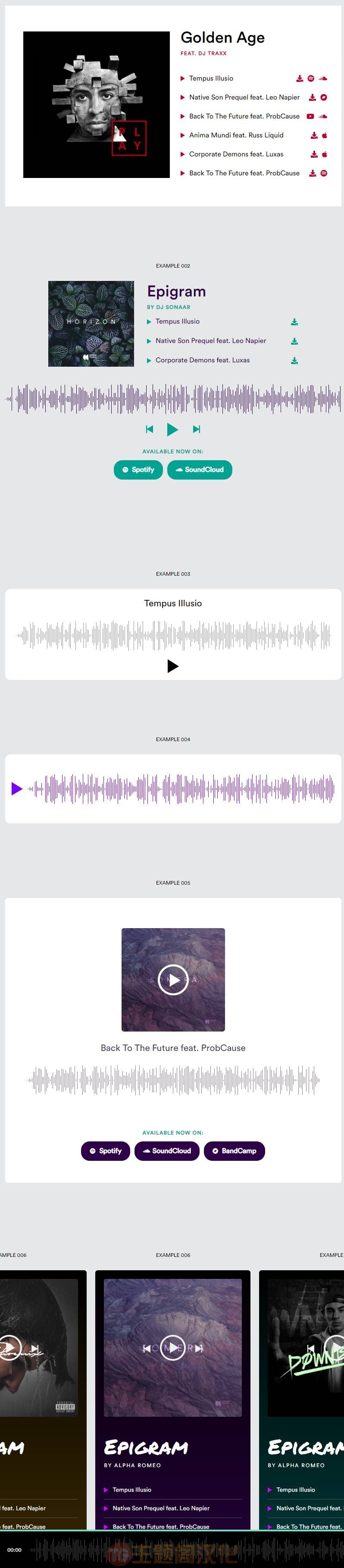 MP3 Music Player PRO汉化版_音乐播放器WordPress插件 - 图片1 MP3 Music Player PRO汉化版_音乐播放器WordPress插件 - 图片1