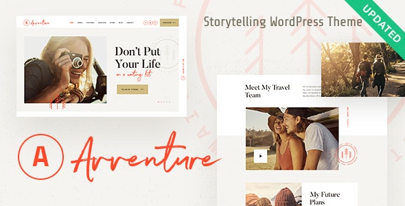 WordPress主题Avventure个人旅行和生活博客网站V1.1.6 WordPress主题Avventure个人旅行和生活博客网站V1.1.6